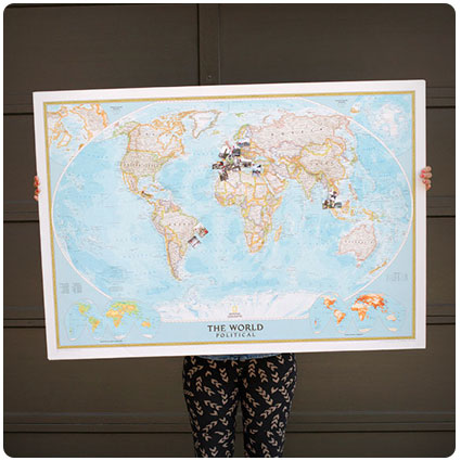 Travel Memory Map Diy