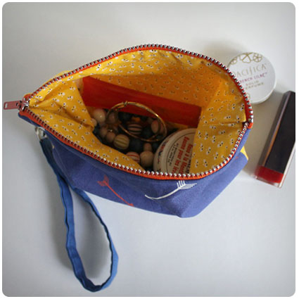 Half Circle Zip Pouch