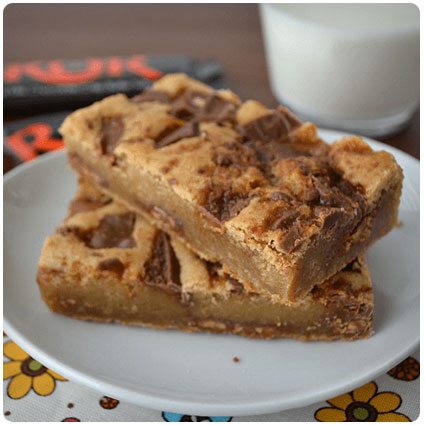 Toffee Blondies