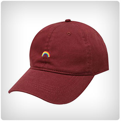 City Hunter Rainbow Cotton Baseball Cap