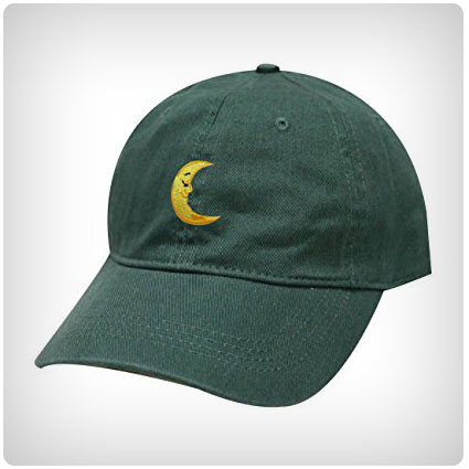 City Hunter Moon Cotton Baseball Dad Cap