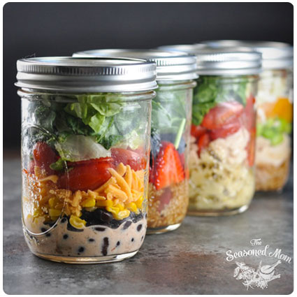 A Month of Mason Jar Salads