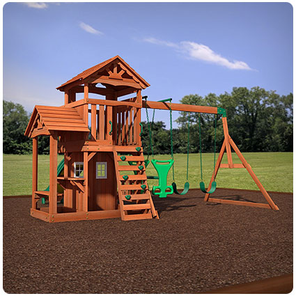 Backyard Discovery Tanglewood Cedar Wood Playset