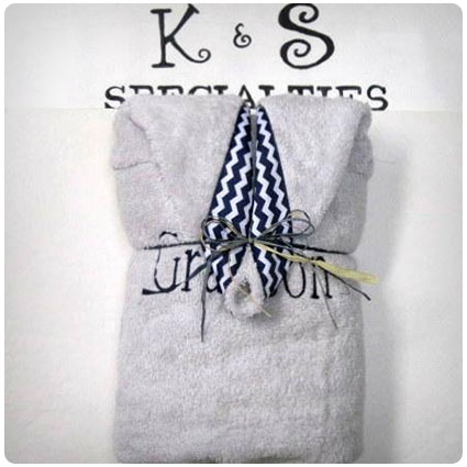 Child's Personalized Hooded Towel