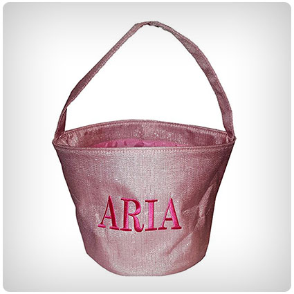 Custom Shimmer Childrens Fabric Bucket Tote Bag