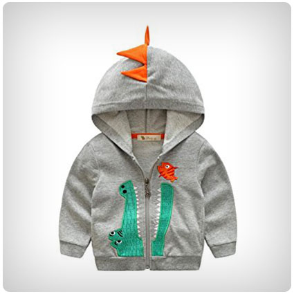 Dinosaur Zip Up Hoodie