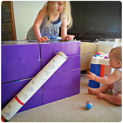 Diy Ball and Tube Play