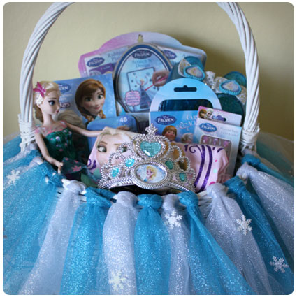 Diy Frozen Tutu Easter Basket