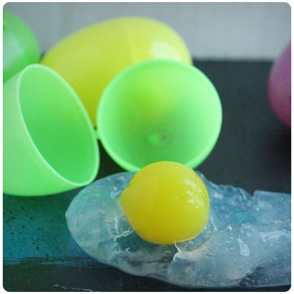 Diy Goop Easter Plastic Egg Filler