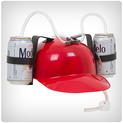 Drinker Beer and Soda Guzzler Helmet