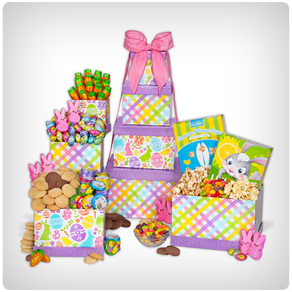 Easter Bunny Gift Tower