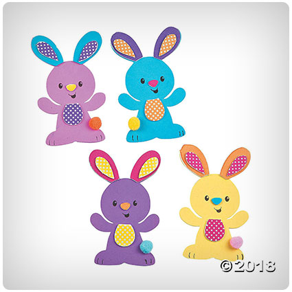 Easter Bunny Magnet Foam Craft Kit