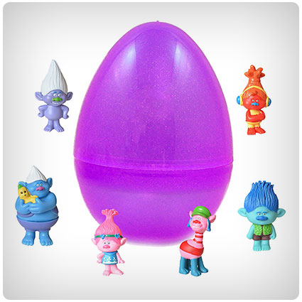 Easter Egg With Troll Figurines Inside