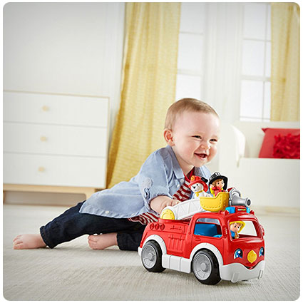 Fisher-Price Little People Lift 'n Lower Fire Truck