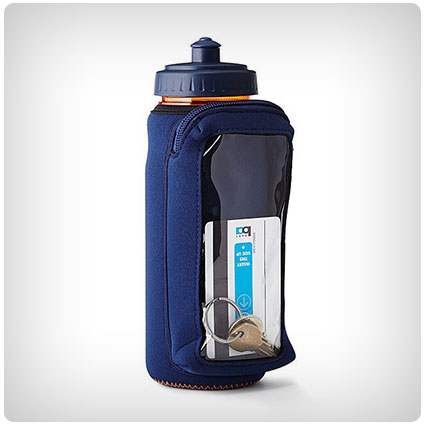 Fitness Bottle with Phone Holding Sleeve