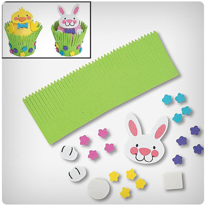 Foam Easter Egg Decorating Craft Kit