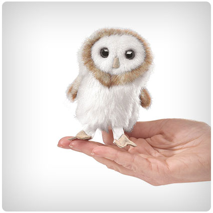 Folkmanis Mini Barn Owl Finger Puppet