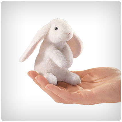 Folkmanis Mini Lop Earred Rabbit Finger Puppet