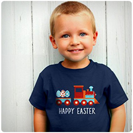 Happy Easter Train Kids T-Shirt