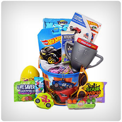 Hot Wheels Car Themed Easter Basket