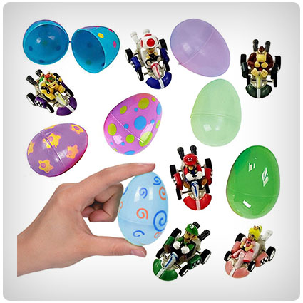 Mario Kart Racer Toy Filled Easter Eggs