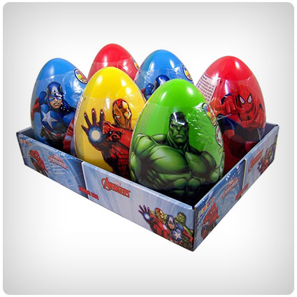 Marvel Avengers and Spiderman Filled Easter Eggs