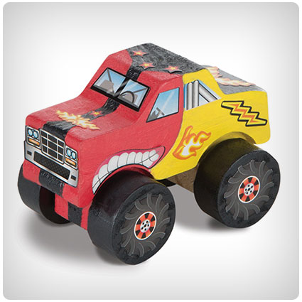 Melissa & Doug Decorate-Your-Own Wooden Monster Truck Craft Kit