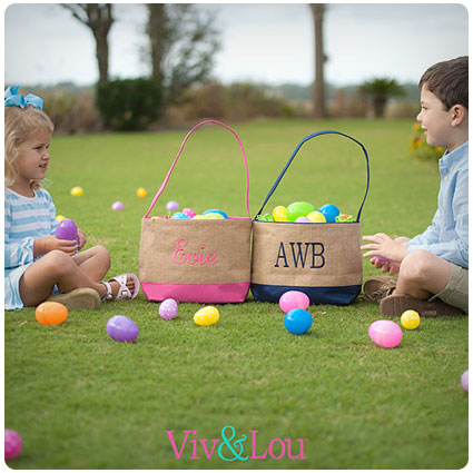 Monogrammed Easter Bucket