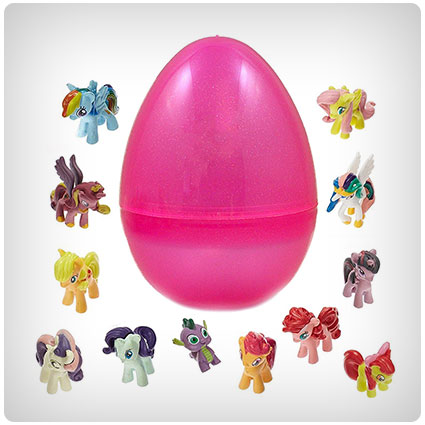 My Little Pony Prefilled Easter Egg with Figures Inside