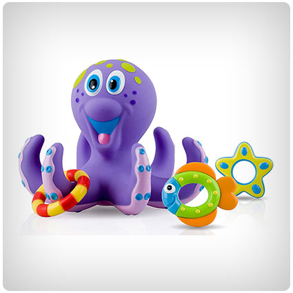 Nuby Octopus Hoopla Bathtime Fun Toys