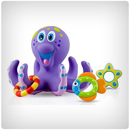 Nuby Octopus Hoopla Bathtime Fun Toys