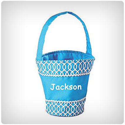 Personalized Geometric Pattern Easter Basket