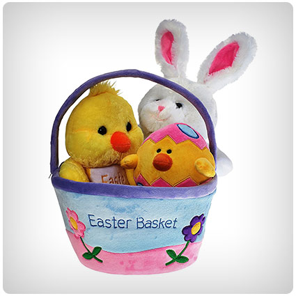 Plush Easter Basket For Baby