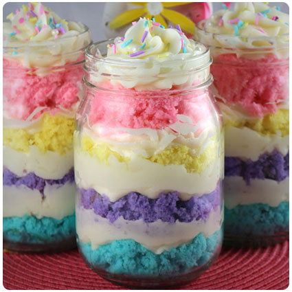 Springtime Cupcake in a Jar Tutorial