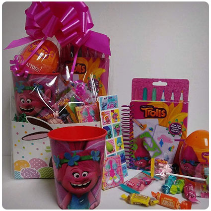 Trolls Filled Easter Basket