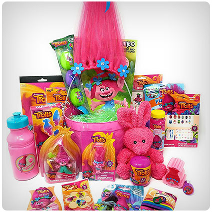 Trolls Themed Activity Gift Bucket Basket Bundle