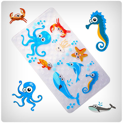 WARRAH Non-Slip Tub Kids Bath Mat