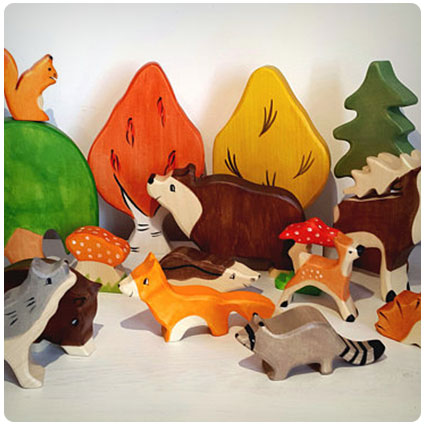 Waldorf Wooden Animal Toys