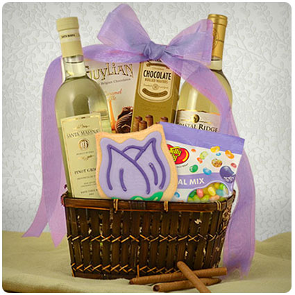 White Wine Duo Gift Basket