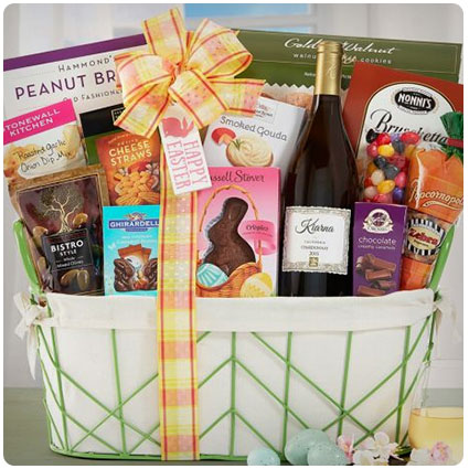 Kiarna Vineyards Chardonnay Easter Assortment Gift Basket