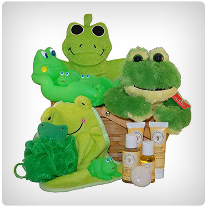 Bath Time with Froggy Baby Spa Gift Basket