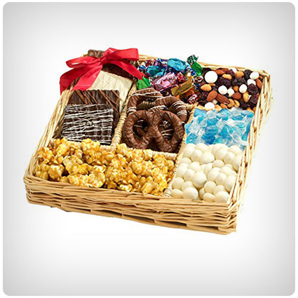 Broadway Basketeers Chocolate & Nut Gift Tray