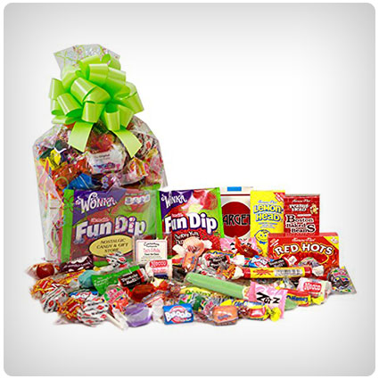 Candy Crate Nostalgic Retro Candy Basket