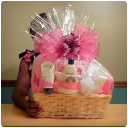 Diy Baby Shower Gift Basket Video Tutorial