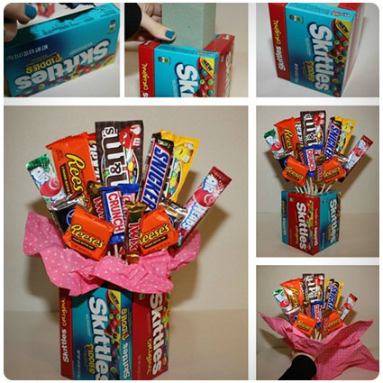 How to Make a Candy Bouquet