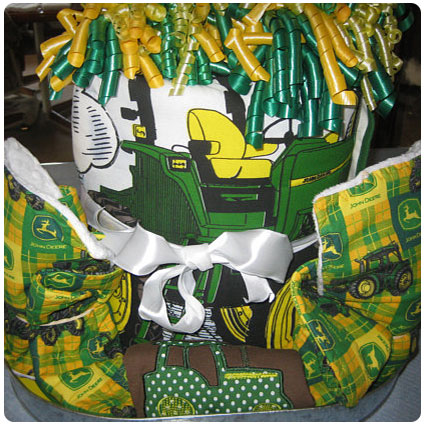 John Deere Inspired Baby Gift Basket