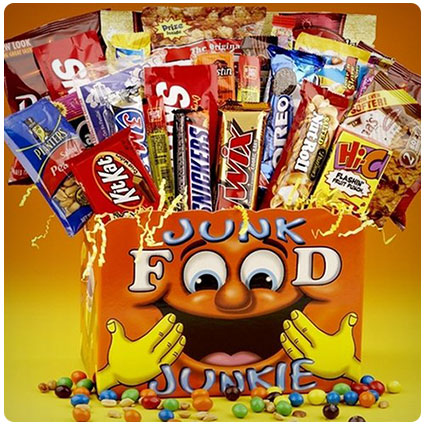 Junk Food Junkie Snack Food Gift Basket