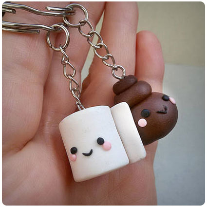 Kawaii Poop and Toilet Paper BFF Necklaces