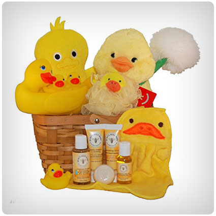 Lucky Ducky Baby Spa Gift Basket