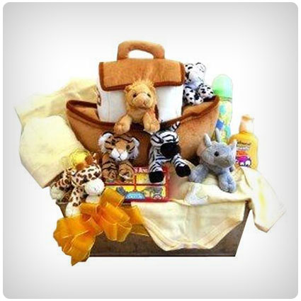 Noah’s Ark Newborn Baby Gift Basket